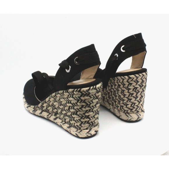 Nine West Women's Friend Tie-Up Espadrille Wedges - Picture 8 of 8